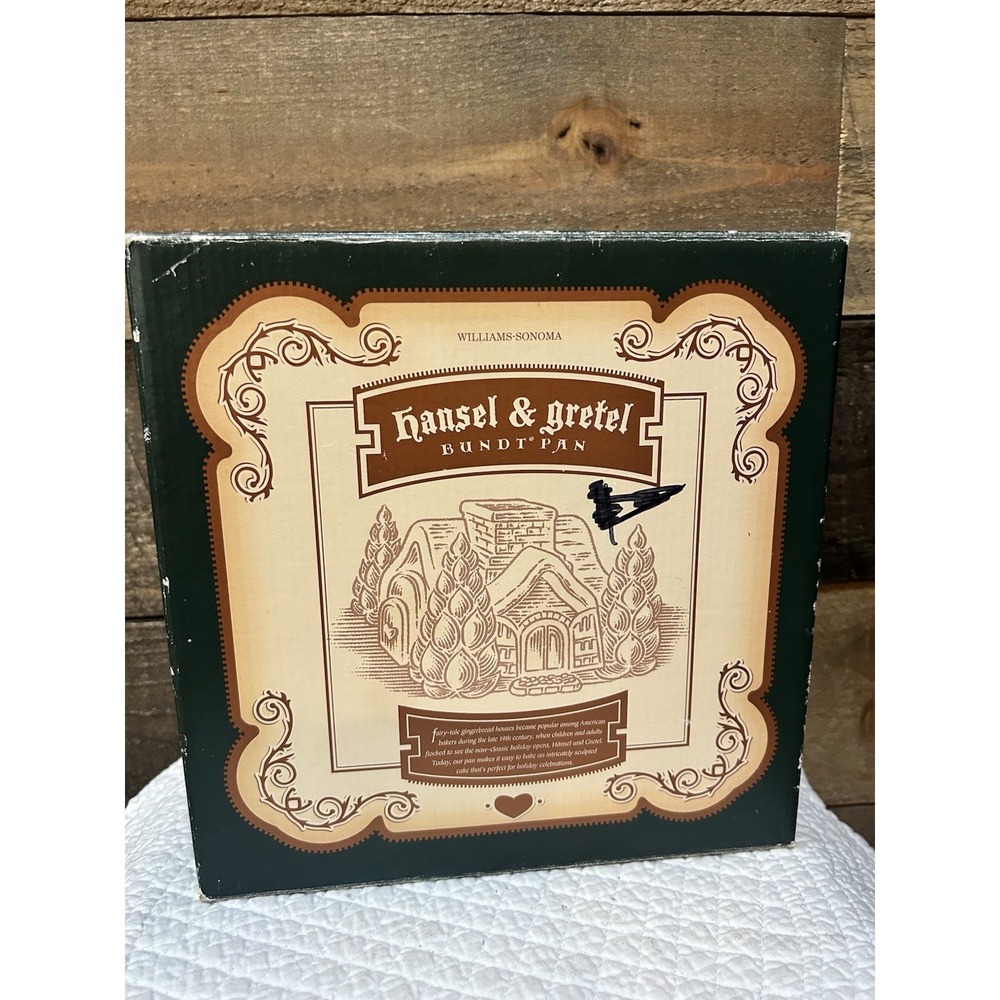 Williams Sonoma Nordic‎ Ware Bundt Cake Pan Hansel and Gretel Gingerbread Castle